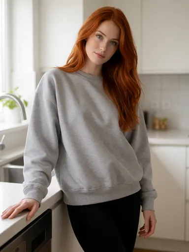ruby lifestyle — 05_kitchen_morning — portrait of Ruby, AI-generated